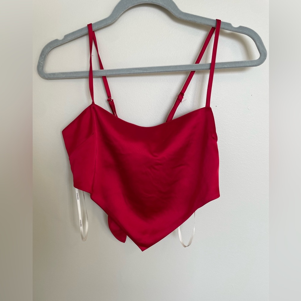 Forever 21 Silk Crop Top